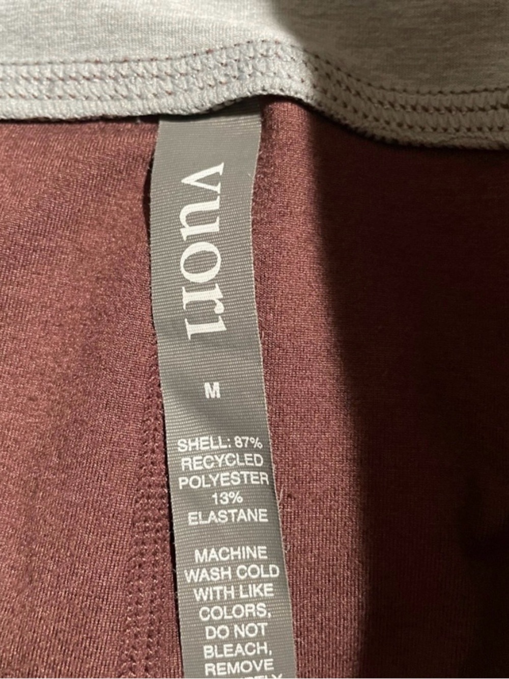 Vuori medium Leggings in chestnut heather maroon - Picture 6 of 6